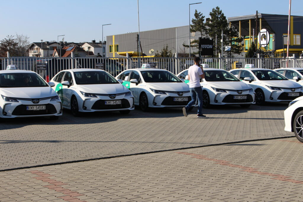 Praca kierowcy taxi